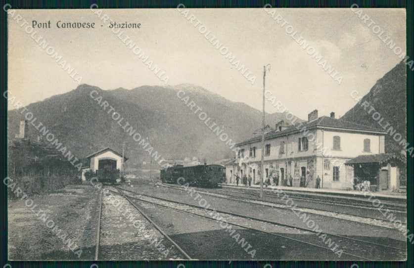 Torino Pont Canavese Stazione Treno cartolina KF2209 – fronte