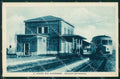 Ravenna Sant'Agata Sul Santerno Stazione Treno PIEGHINA cartolina KF2214 – fronte