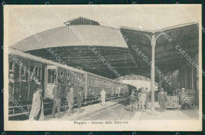 Foggia Città Stazione Treno ABRASA cartolina KF2215 – fronte
