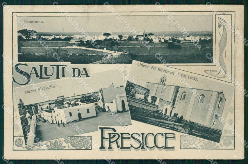 Lecce Presicce Saluti da cartolina KF2221 – fronte