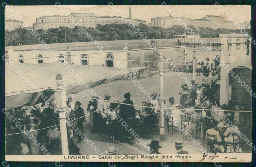 Livorno Città ABRASA cartolina KF2222 – fronte