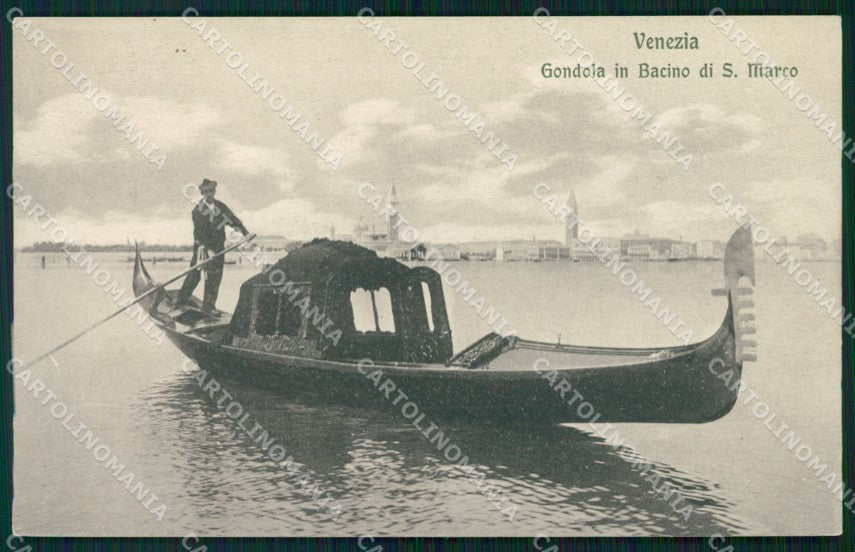 Venezia Città Bacino San Marco Gondola cartolina KF2227 – fronte