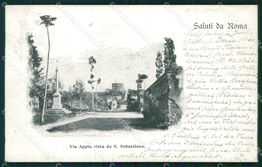 Roma Città Via Appia cartolina KF2243 – fronte
