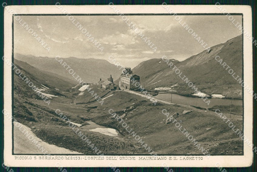 Aosta La Thuile Ospizio Mauriziano del Piccolo San Bernardo cartolina KF2248 – fronte