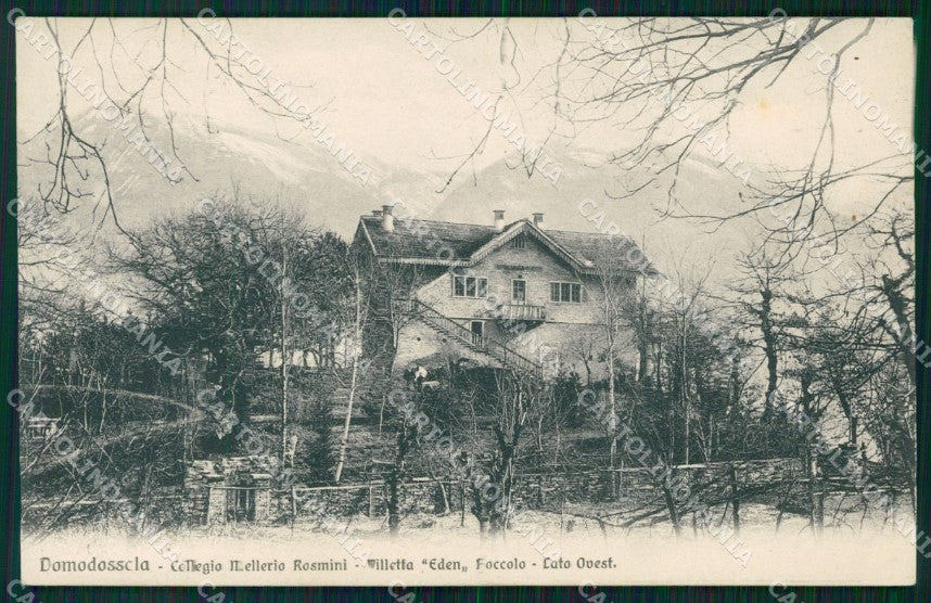 Verbania Domodossola Collegio Rosmini cartolina KF2259 – fronte