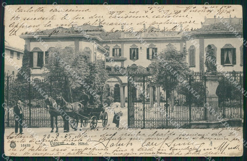 Varese Città Carrozza cartolina KF2274 – fronte