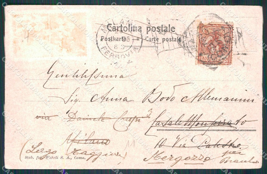 Varese Città Carrozza cartolina KF2274 – retro