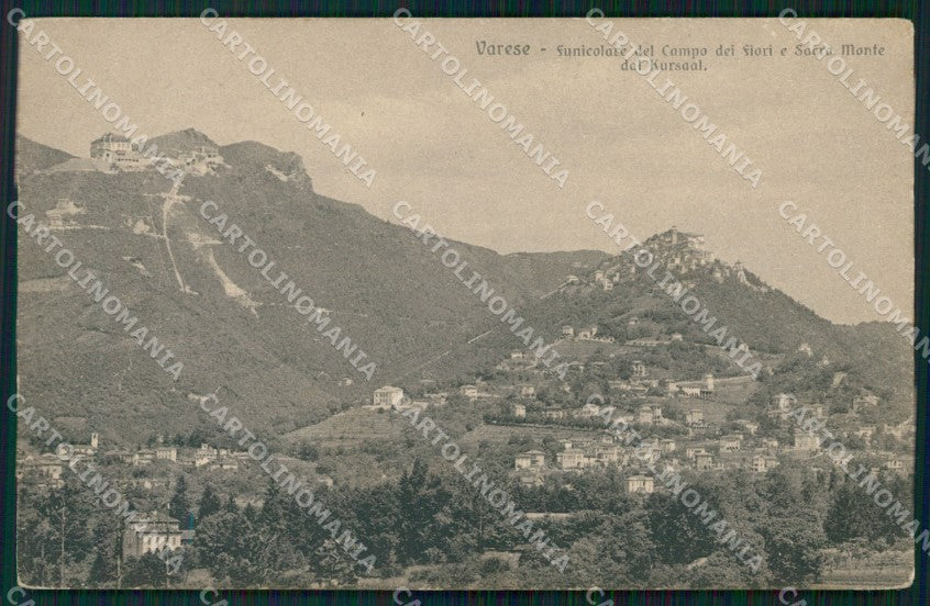 Varese Città Funicolare cartolina KF2277 – fronte