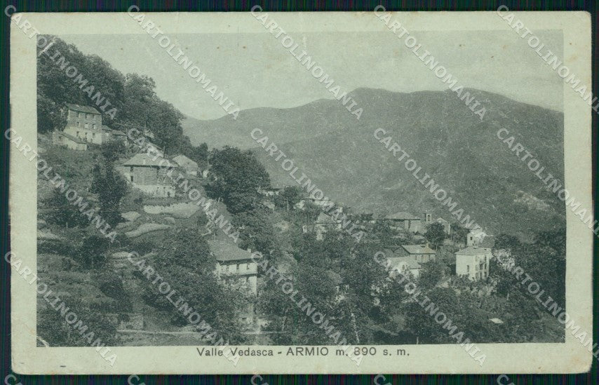 Varese Maccagno Armio PIEGHE cartolina KF2302 – fronte