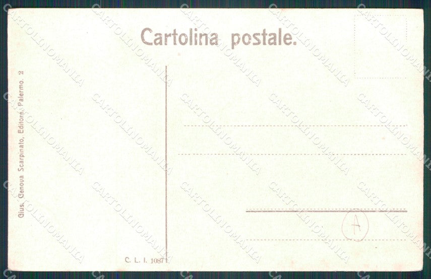 Palermo Città Catacombe Cappiccini cartolina KF2304 – retro