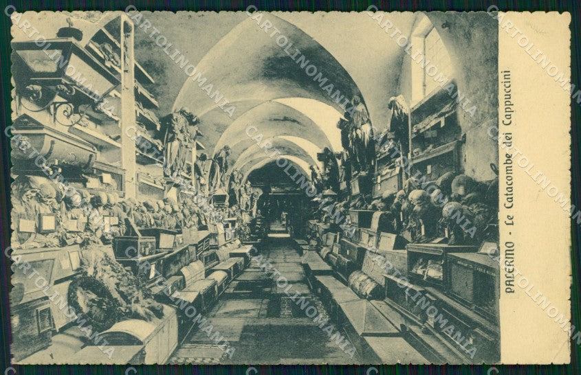 Palermo Città Catacombe Cappiccini cartolina KF2309 – fronte