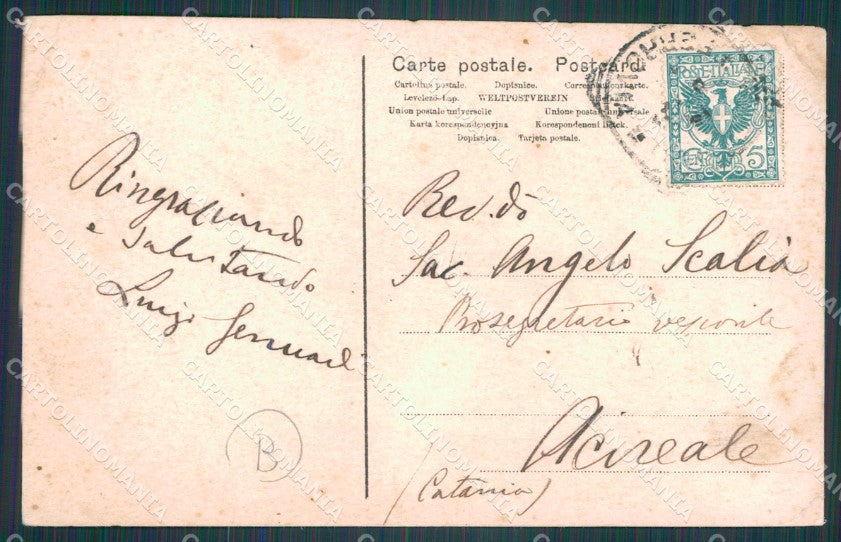 Palermo Città Catacombe Cappiccini PIEGHINE cartolina KF2310 – retro