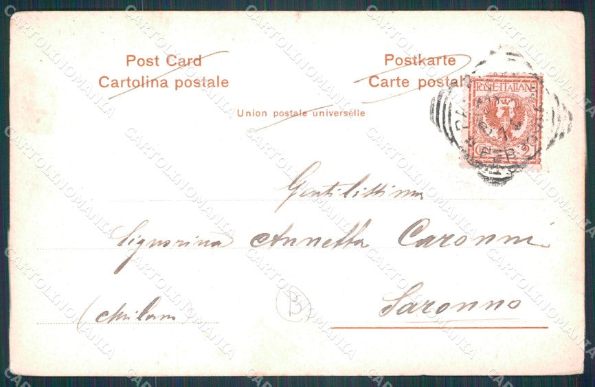 Palermo Città Catacombe Cappiccini PIEGHINA cartolina KF2312 – retro
