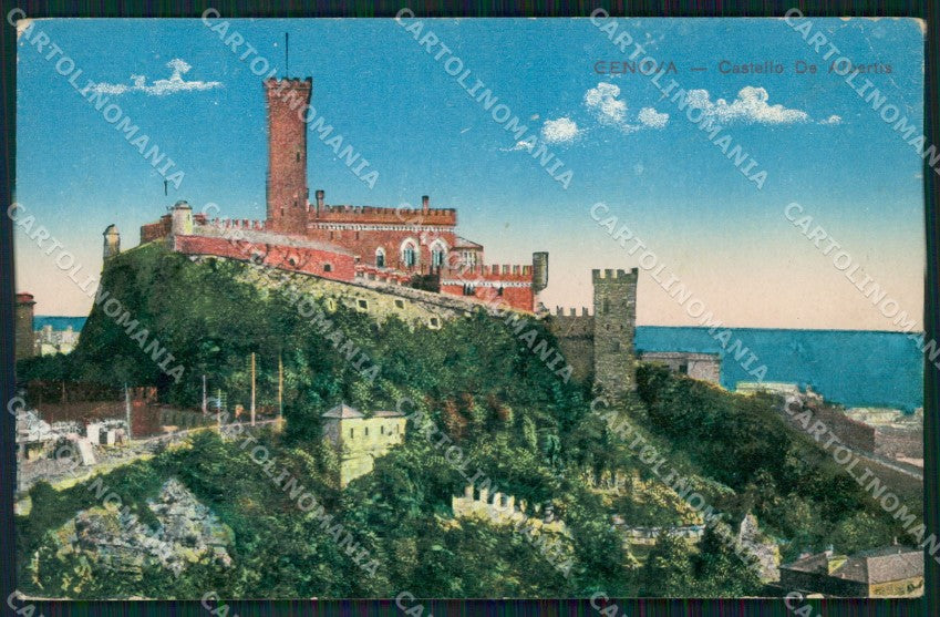 Genova Città PIEGHINE cartolina KF2324 – fronte