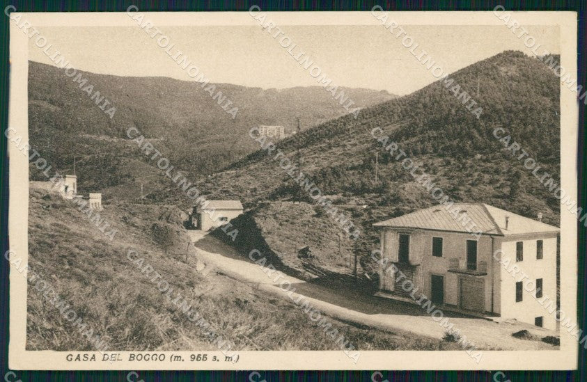 Genova Borzonasca Casa del Bocco PIEGHINA cartolina KF2326 – fronte