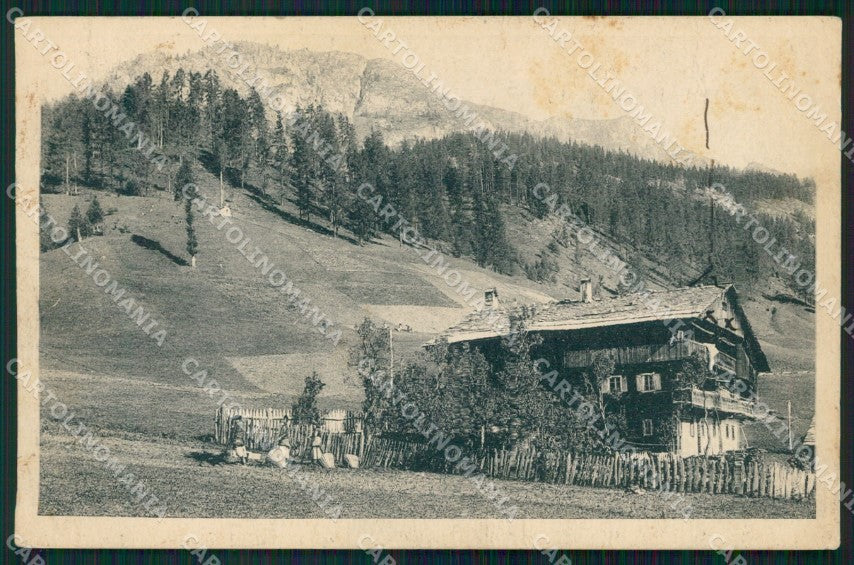 Belluno Sappada Casa Rustica cartolina KF2334 – fronte