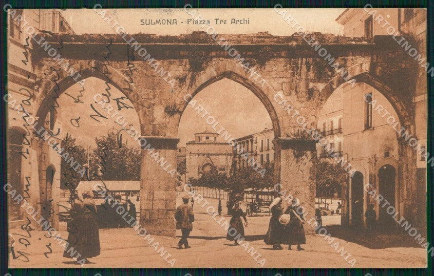 L'Aquila Sulmona cartolina KF2349 – fronte