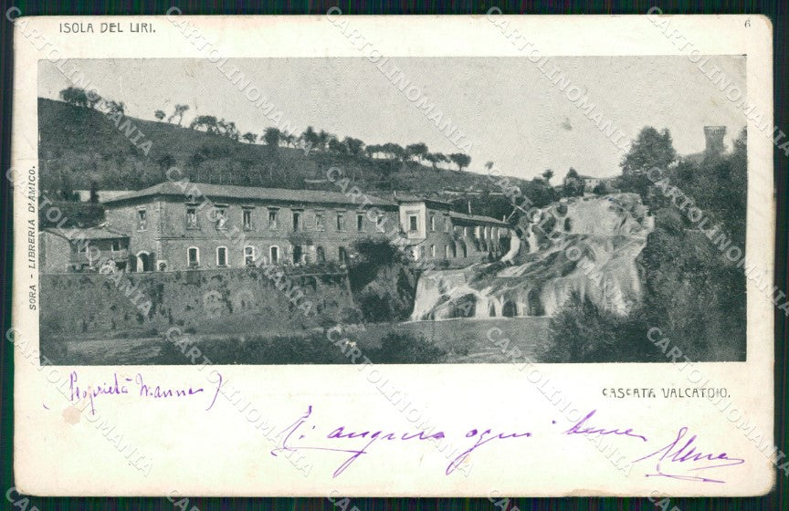 Frosinone Isola di Liri Cascata Valcatoio ABRASA cartolina KF2353 – fronte