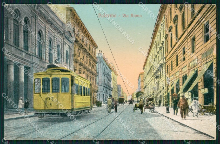 Palermo Città Tram cartolina KF2359 – fronte