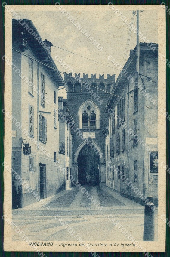 Pavia Vigevano Quartiere d'Artiglieria cartolina KF2373 – fronte