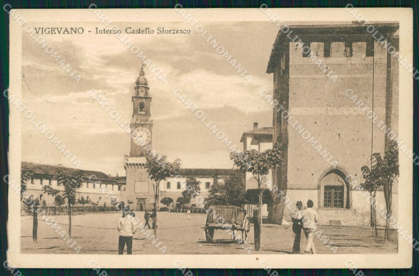 Pavia Vigevano Carretto cartolina KF2379 – fronte