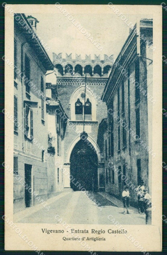 Pavia Vigevano Quartiere d'Artiglieria cartolina KF2383 – fronte