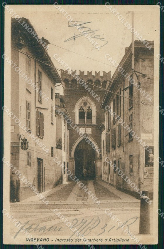 Pavia Vigevano PIEGHINE cartolina KF2384 – fronte