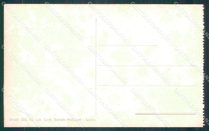 Varese Luino Lago Maggiore Battello cartolina KF2389 – retro