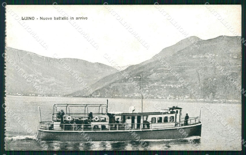Varese Luino Lago Maggiore Battello cartolina KF2393 – fronte