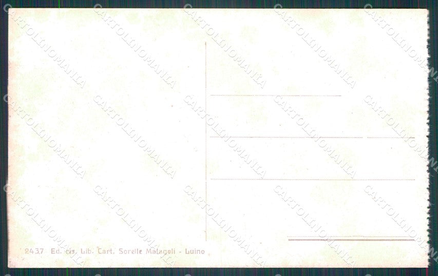 Varese Luino Lago Maggiore Battello cartolina KF2393 – retro