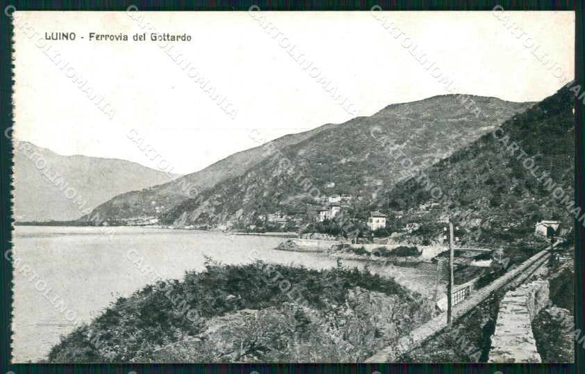 Varese Luino Lago Maggiore Ferrovia del Gottardo cartolina KF2398 – fronte
