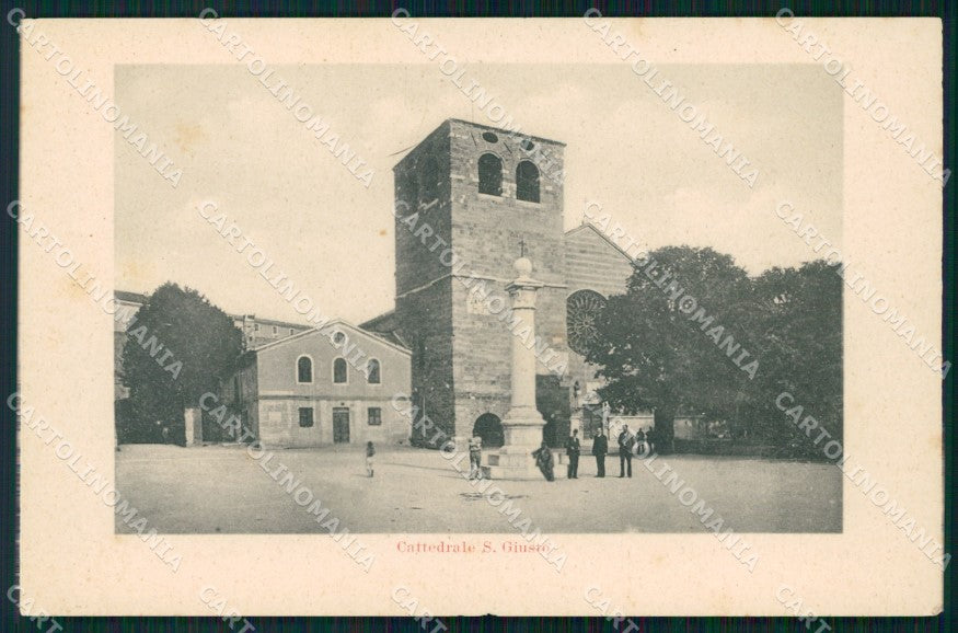 Trieste Città San Giusto RETRO BIANCO cartolina KF2401 – fronte