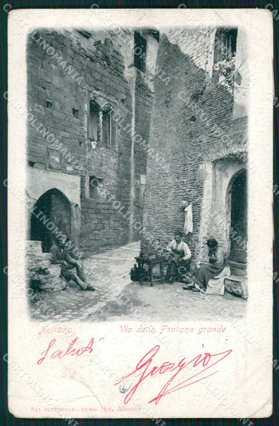Roma Nettuno Alterocca 841 PIEGHE cartolina KF2409 – fronte