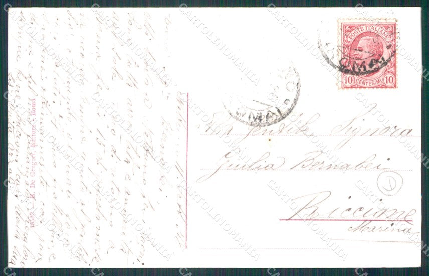 Roma Nettuno cartolina KF2412 – retro