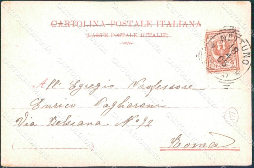 Roma Nettuno cartolina KF2420 – retro