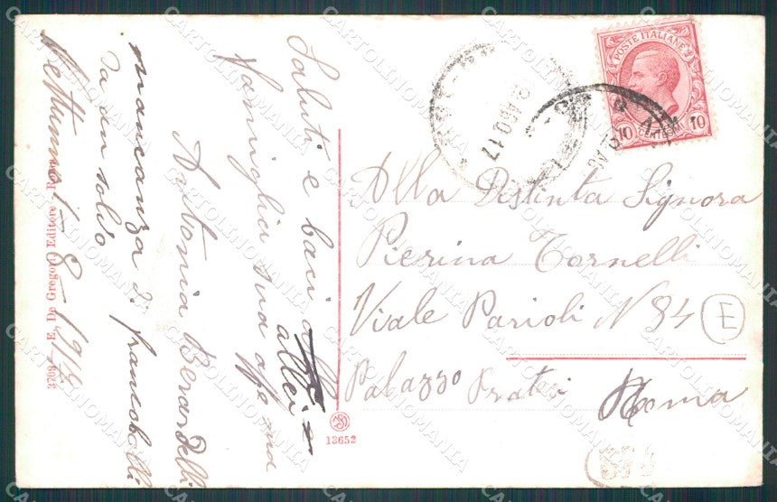 Roma Nettuno PIEGHINA cartolina KF2421 – retro