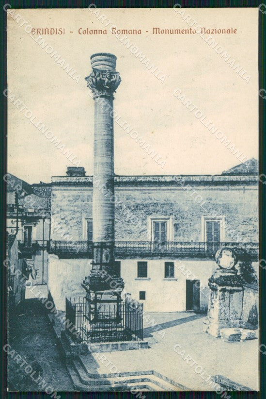 Brindisi Città Colonna Romana cartolina KF2441 – fronte