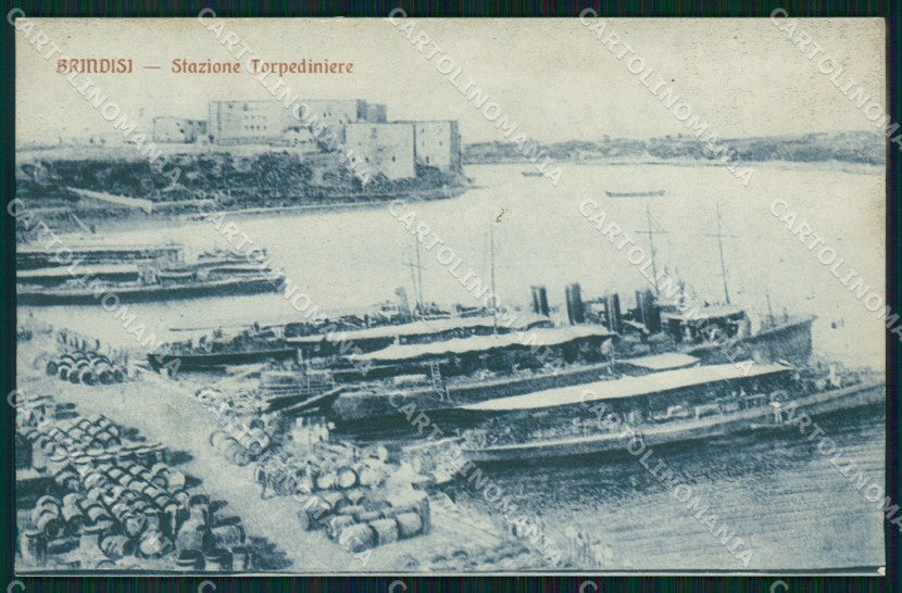 Brindisi Città Stazione Torpediniere cartolina KF2445 – fronte