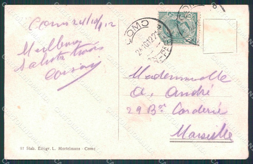 Como Brunate San Maurizio cartolina KF2463 – retro