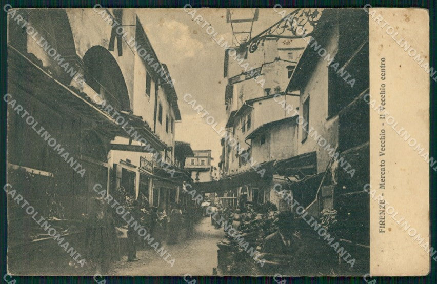 Firenze Città Mercato SCOLLATA cartolina KF2464 – fronte