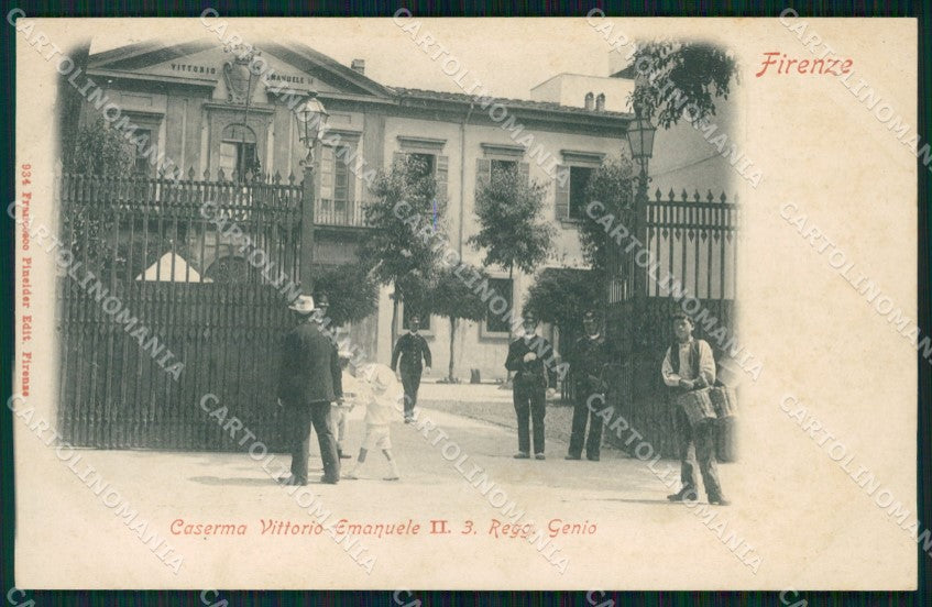 Firenze Città Caserma SCOLLATA cartolina KF2465 – fronte