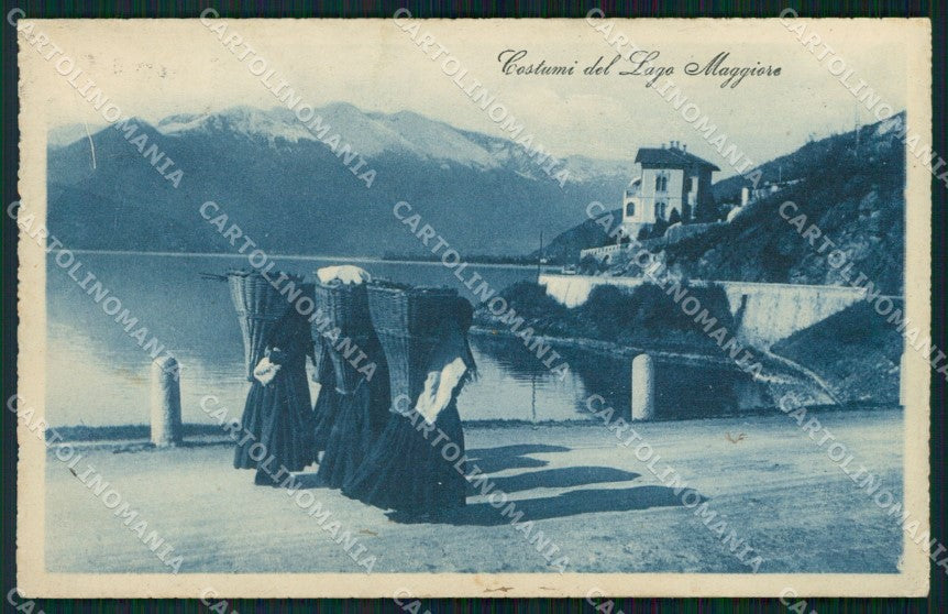 Varese Luino Lago Maggiore Costumi cartolina KF2476 – fronte