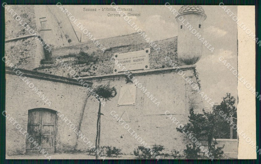 Savona Città Carcere Mazzini cartolina KF2485 – fronte