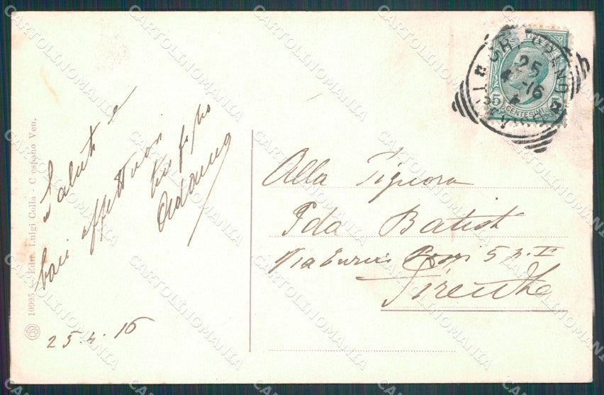 Treviso Crespano Veneto Santuario di cartolina KF2495 – retro