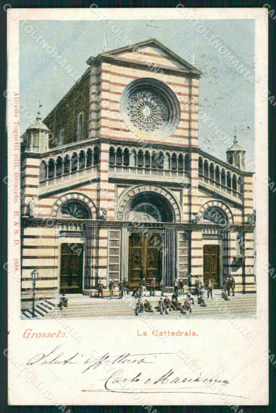 Grosseto Città Cattedrale cartolina KF2506 – fronte