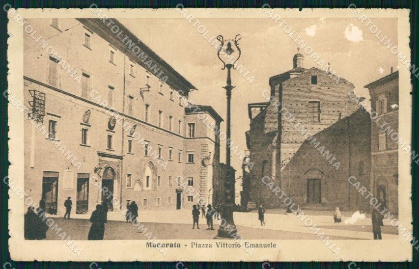Macerata Città ABRASA cartolina KF2508 – fronte