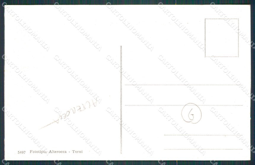 Terni Città Officina fabbricazione proiettili Alterocca 5497 cartolina KF2526 – retro