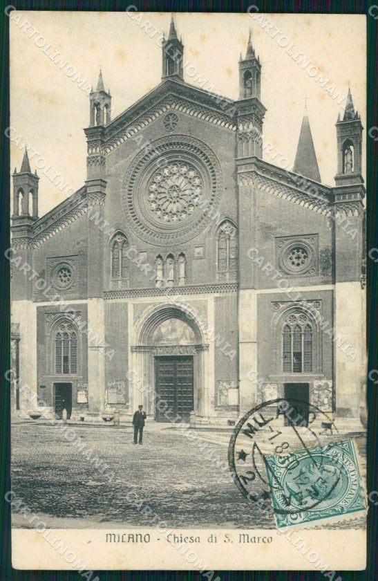 Milano Città Chiesa San Marco cartolina KF2536 – fronte