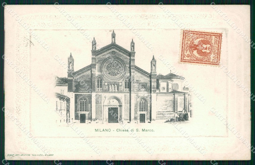 Milano Città Chiesa San Marco cartolina KF2537 – fronte