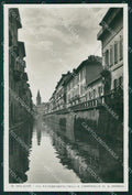 Milano Città Via Fatebenefratelli Naviglio RETRO BIANCO Foto cartolina KF2547 – fronte